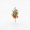 Artificial Wildflower Poppy Spray Orange Yellow Salmon Floral Stem 26 Inch-FH8228E8